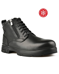 Мужские повседневные ботинки черные на теплой подкладке Tendenz