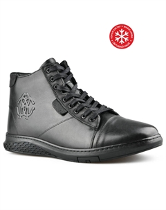 Мужские повседневные ботинки черные на теплой подкладке Tendenz