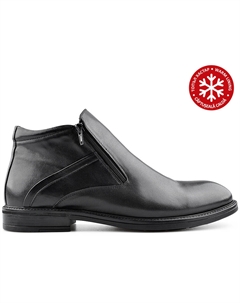 Мужские элегантные черные ботинки на теплой подкладке Tendenz