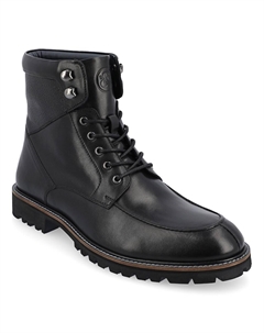 Мужские ботинки на шнуровке Shaffer Moc Toe, черный Thomas & vine