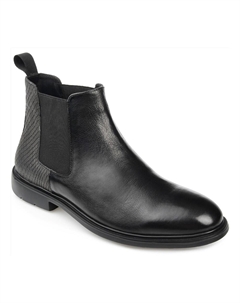 Мужские ботинки челси Oswald с простым носком, черный Thomas & vine