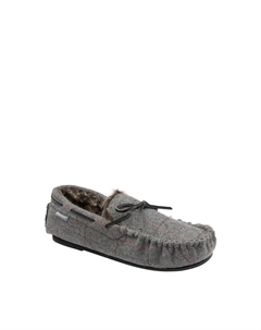 Тапочки-мокасины "Steven" на флисовой подкладке, серый Dunlop