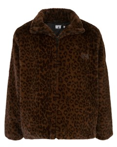 Used future куртка с леопардовым узором m коричневый Used future