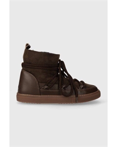 Замшевые зимние ботинки Classic, коричневый Inuikii