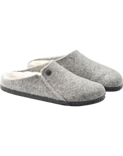 Тапочки Zermatt на овчинной подкладке мужские, цвет Light Gray/Natural Wool Birkenstock