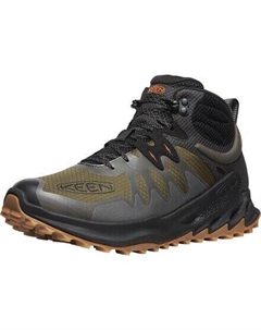 Ботинки Zionic Mid WP мужские, цвет Dark Olive/Scarlet Ibis Keen