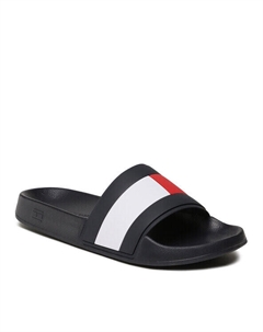 Мюли, синий Tommy hilfiger