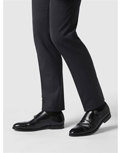 Двойные ремешки-монки из кожи модель «Клейтос», черный Joop