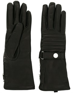 Diesel длинные перчатки на молнии m черный Diesel