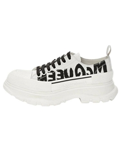 Ботинки Tread Slick Low Lace Up Leather Graffiti White Black White Alexander mcqueen