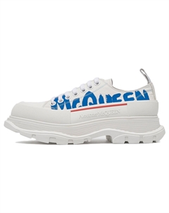 Ботинки Tread Slick Low Lace Up Graffiti White White Blue Alexander mcqueen