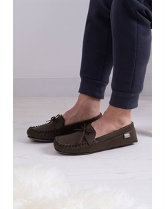 Мужские мокасины Isotoner с эффектом потертости и стелькой в елочку, коричневый Totes