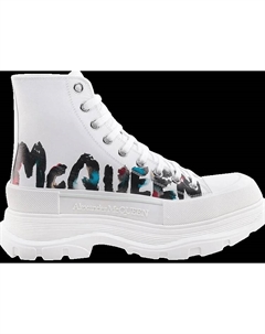 Ботинки Tread Slick Boot 'Graffiti Logo - White Multi-Color', белый Alexander mcqueen