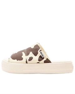 Тапочки all star platform slides, бежевый Converse