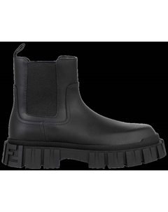 Ботинки Leather Ankle Boot 'Black', черный Fendi