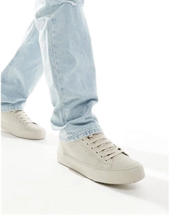 – Ретро-кеды бежевого цвета Pull & bear