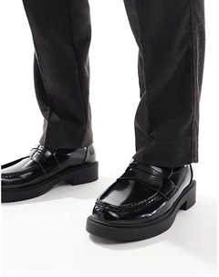 Массивные мокасины черного цвета Asos design