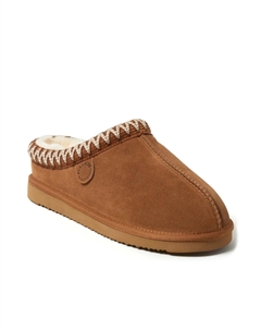 Тапочки Grafton — мужские, каштановые Fireside by dearfoams