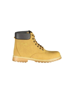 Яркие желтые контрастные ботинки на шнуровке Fila