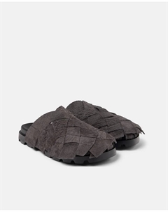 Кожаные мюли Brutus унисекс, серый Camper lab