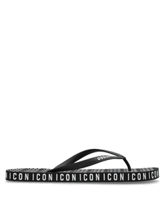 Icon шлепанцы, черный Dsquared2
