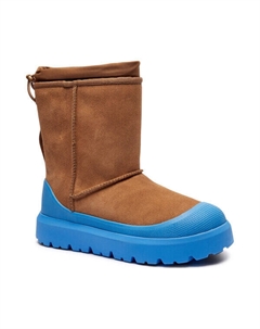 Мужские ботинки зимние Classic Weather Hybrid кожаные, коричневый Ugg