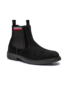 Ботинки-челси кожаные, черный Tommy hilfiger