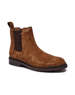 Ботинки-челси кожаные, коричневый Tommy hilfiger