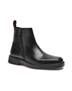 Ботинки мужские Iker кожаные высокие, черный Hugo