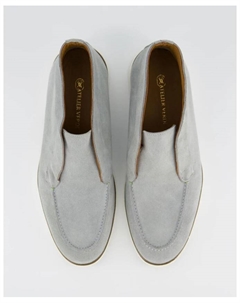 Мокасины Rocco дымчатые мужские туфли, серый Atelier verdi