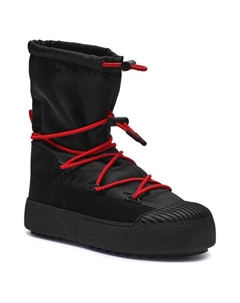 Ботинки мужские зимние Mtrack polar cordy с добавлением кожи, черный Moon boot