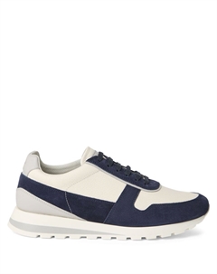 Кроссовки со вставками, синий Brunello cucinelli