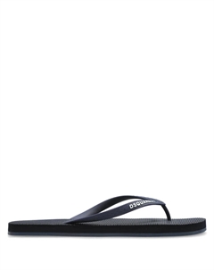 Шлепанцы с тисненым логотипом, синий Dsquared2