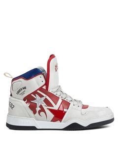 Кроссовки с логотипом, белый Dsquared2