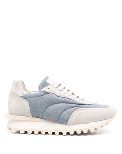 Кроссовки со вставками, синий Eleventy