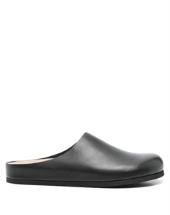 Тапочки из кожи, черный Common projects