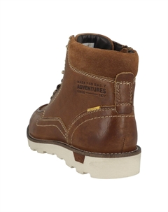 Ботильоны на шнуровке, темно-коричневый Camel active