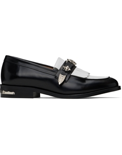 Белые мокасины с бахромой Toga virilis