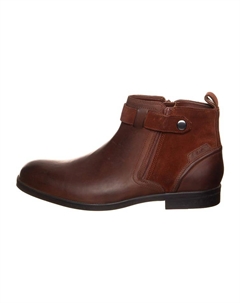 Сапоги Leder-Boots Brocton Zip, темно-коричневый Clarks