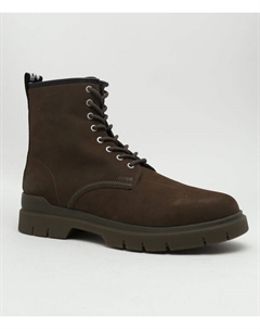 Ботинки кожаные треккинговые Ryan Halb Nu, зеленый Hugo