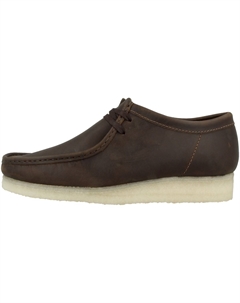 Полуботинки Wallabee, коричневый Clarks