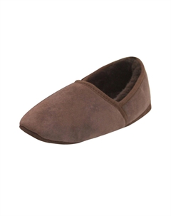 Полные тапочки из овчины, коричневый Eastern counties leather