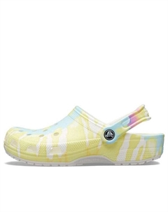 Сандалии classic clog tie dye beach sandals multi-color, мультиколор Crocs