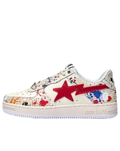 Кроссовки bape sta 'crean splash', бежевый A bathing ape®