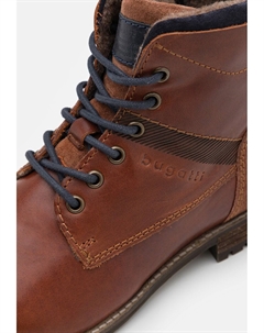 Ботильоны на шнуровке, коричневый Bugatti