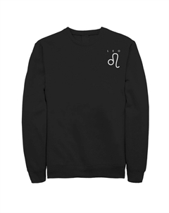 Мужские флисовые кроссовки с логотипом Fifth Sun Leo Sign слева на груди Licensed character