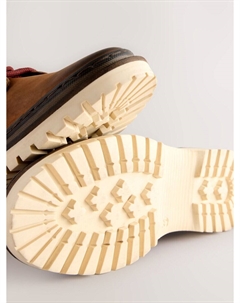 Ботинки на шнуровке Lace-Up Boots, коричневый Next