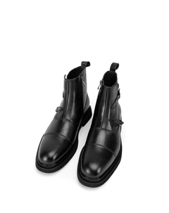 Классические ботильоны WITH CROC DETAILS, черный Wittchen