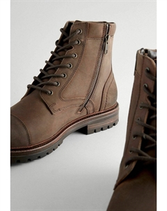 Ботильоны на шнуровке TOE CAP REGULAR FIT, коричневый Next