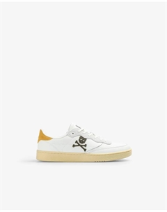 Мужские спортивные туфли с контрастной деталью на пятке и пестрыми шнурками, цвет Crudo Scalpers